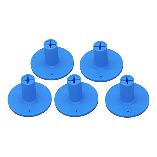 MamimamiH Golf-Tee-Halter-Set aus Gummi für Golf-Training, 5 Stück (blau) von MamimamiH