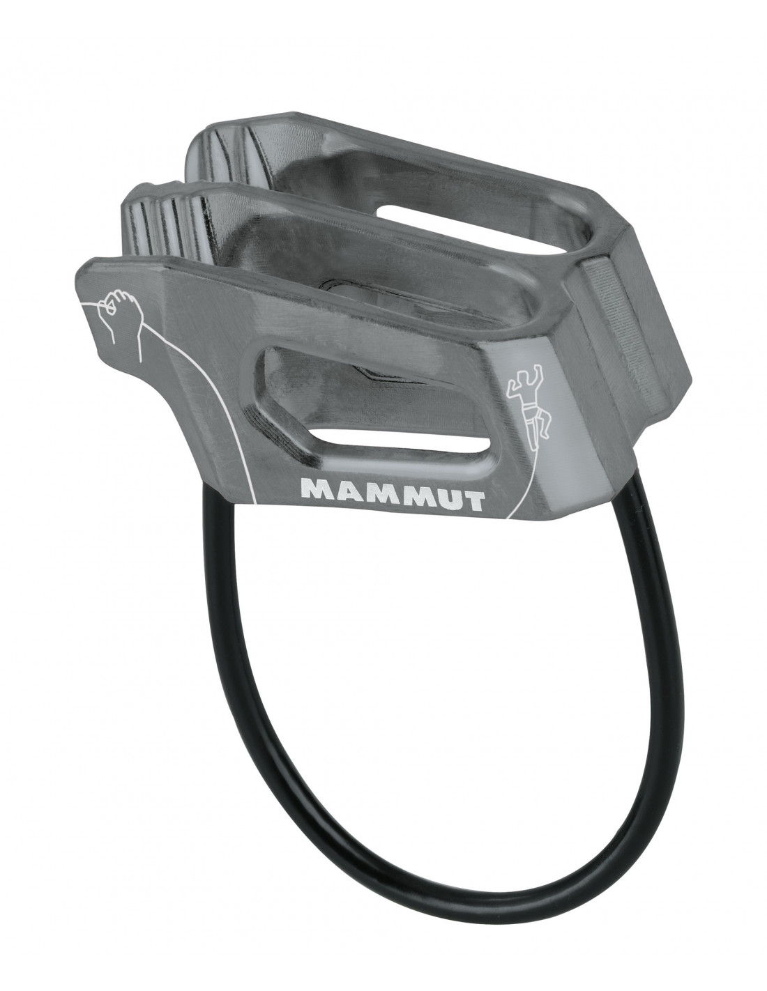 Mammut Crag Light Belay, Grau Seilstränge - 2 Seilstränge, Farbe Sicherungsgeräte - Grau, von Mammut