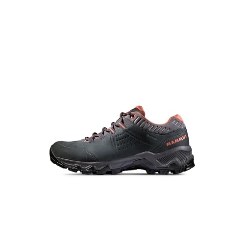 Mammut Nova IV Low GTX Women | Wanderschuhe für Damen, Wasserdichte Trekkingschuhe, Outdoor Schuhe, Bergschuhe für Hiking & Trekking, Gore-Tex Freizeitschuhe | Black-Apricot Brandy, 6.5 von Mammut