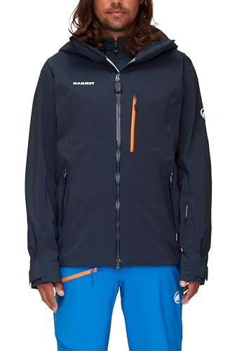 Mammut Stoney HS Jacke Herren, marine-lebendiges Orange, XL von Mammut