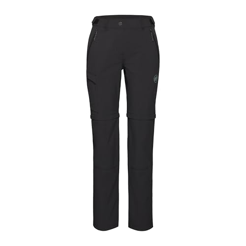 Mammut Runbold IV Zip Off Pants Women | Wanderhose für Damen, Outdoor Bekleidung, Für Hiking und Trekking | Schwarz, 38 von Mammut
