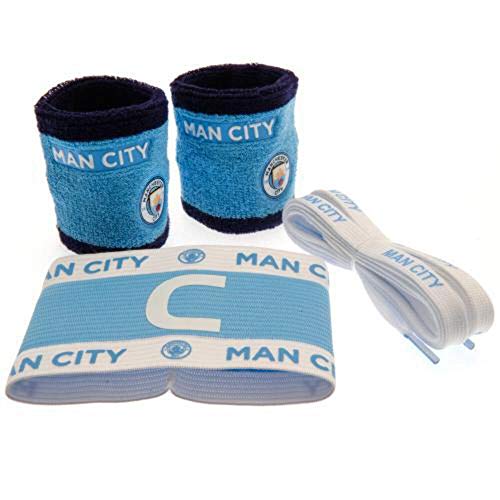 Manchester City FC Zubehör-Set, Einheitsgröße, Blau von Manchester City FC