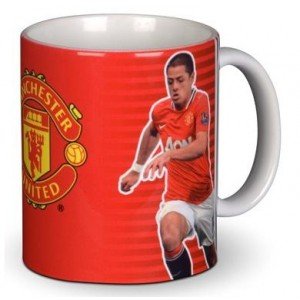 Manchester United FC Original Kaffee-Tasse Becher Chicharito 2012 OVP MUG von Manchester United FC