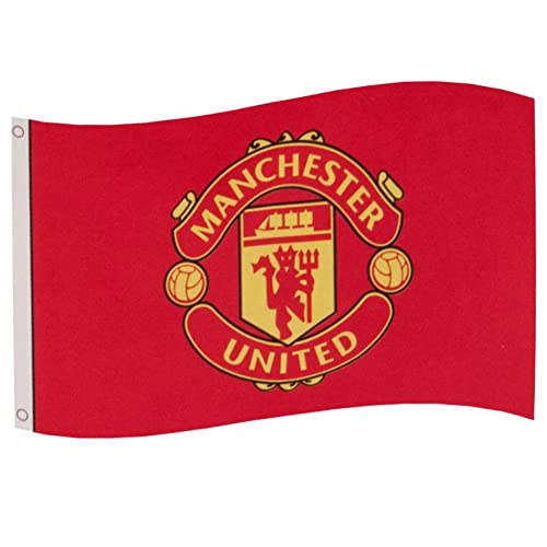 Manchester United Football Club Official Large Flag Big Crest Game Fan Banner von Manchester United