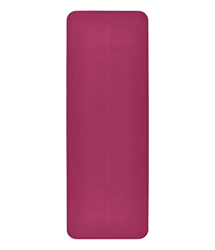 Manduka Begin Yogamatte – perfekt für Anfänger in Yoga und Pilates, Damen und Herren, 5 mm dick, wendbar, 172 cm, Dunkelrosa von Manduka