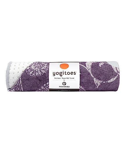 Manduka Yogitoes Yoga Mat Towel - Geija Purple (180cm) von Manduka
