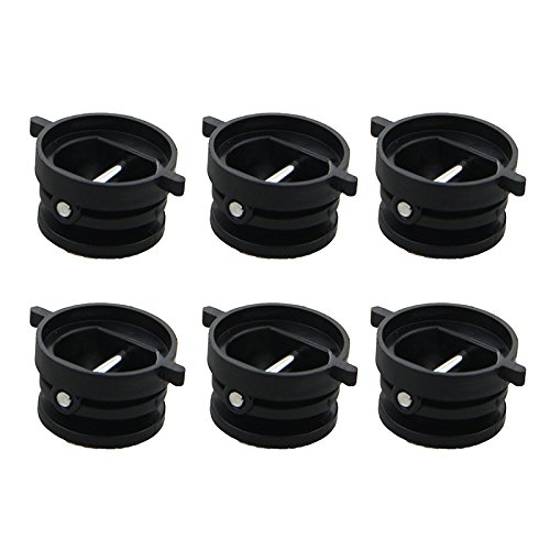 Mangobuy 10pcs 25mm Diameter Surfboard Leash Plug Sup Board Surfing Leash Plugs-Black von Mangobuy