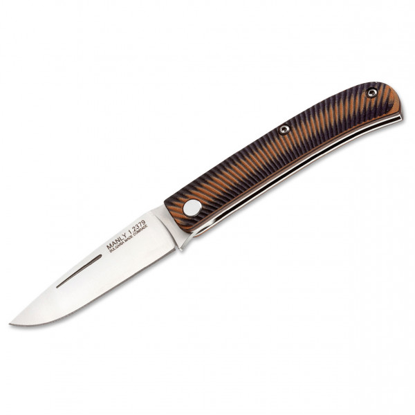 Manly - Comrade D2 - Messer Gr Klinge 8,9 cm weiß;weiß/grau von Manly