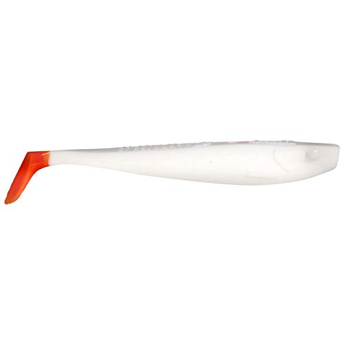 Manns Q-Paddler 10cm Solid White UVTail Gummifisch Shad von Manns Baits