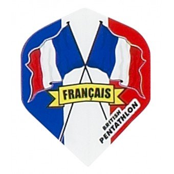 Flights pentathlon standard flagge frankreich von Manuel Gil