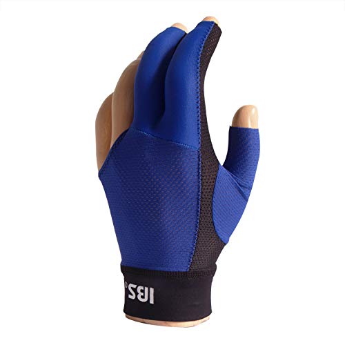 Manuel Gil Handschuh Billard IBS Glove Gold Mesh Blue von Manuel Gil