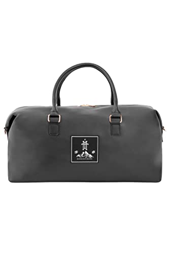 Heist Bag - Weekender, Reisetasche 25L, Tragetasche, Duffel Bag, Schultertasche mit Schultergurt (Black) von Manufaktur13