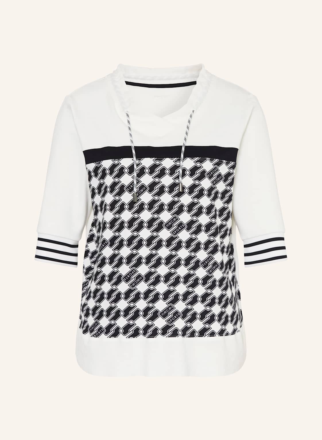 Marc Cain Blusenshirt Mit 3/4-Arm weiss von Marc Cain