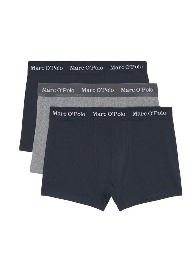 Marc O'Polo Retro Boxer 3er Pack Essentials (Spar-Set, 3-St) Retro Short / Pant - Baumwolle - Ohne Eingriff - Atmungsaktiv von Marc O'Polo