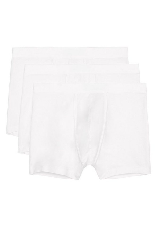 Marc O'Polo Retro Boxer 3er Pack Essentials Organic Cotton (Spar-Set, 3-St) Long Short / Pant - Baumwolle - Ohne Eingriff - von Marc O'Polo
