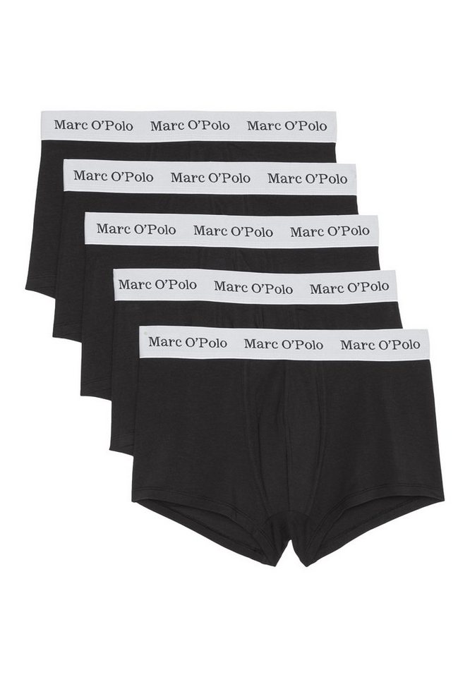 Marc O'Polo Retro Boxer 5er Pack Essentials (Spar-Set, 5-St) Hipster Short / Pant - Baumwolle - Ohne Eingriff - Atmungsaktiv von Marc O'Polo