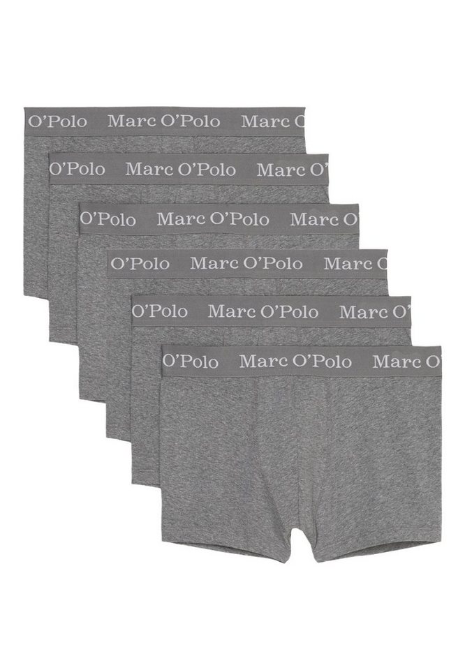 Marc O'Polo Retro Boxer 6er Pack Elements Organic Cotton (Spar-Set, 6-St) Retro Short / Pant - Baumwolle - Ohne Eingriff - von Marc O'Polo
