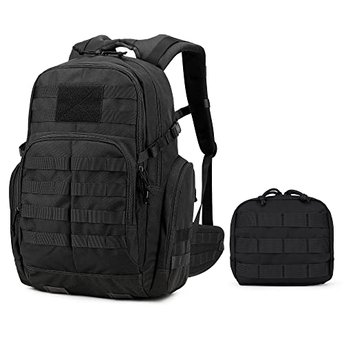 Mardingtop 40L Militär Backpack für Outdoor Ausrüstung Trekkingrucksäcke mit MOLLE-System Taktischer Rucksack für Wandern,Reisen & Zubehör Pouch von Mardingtop