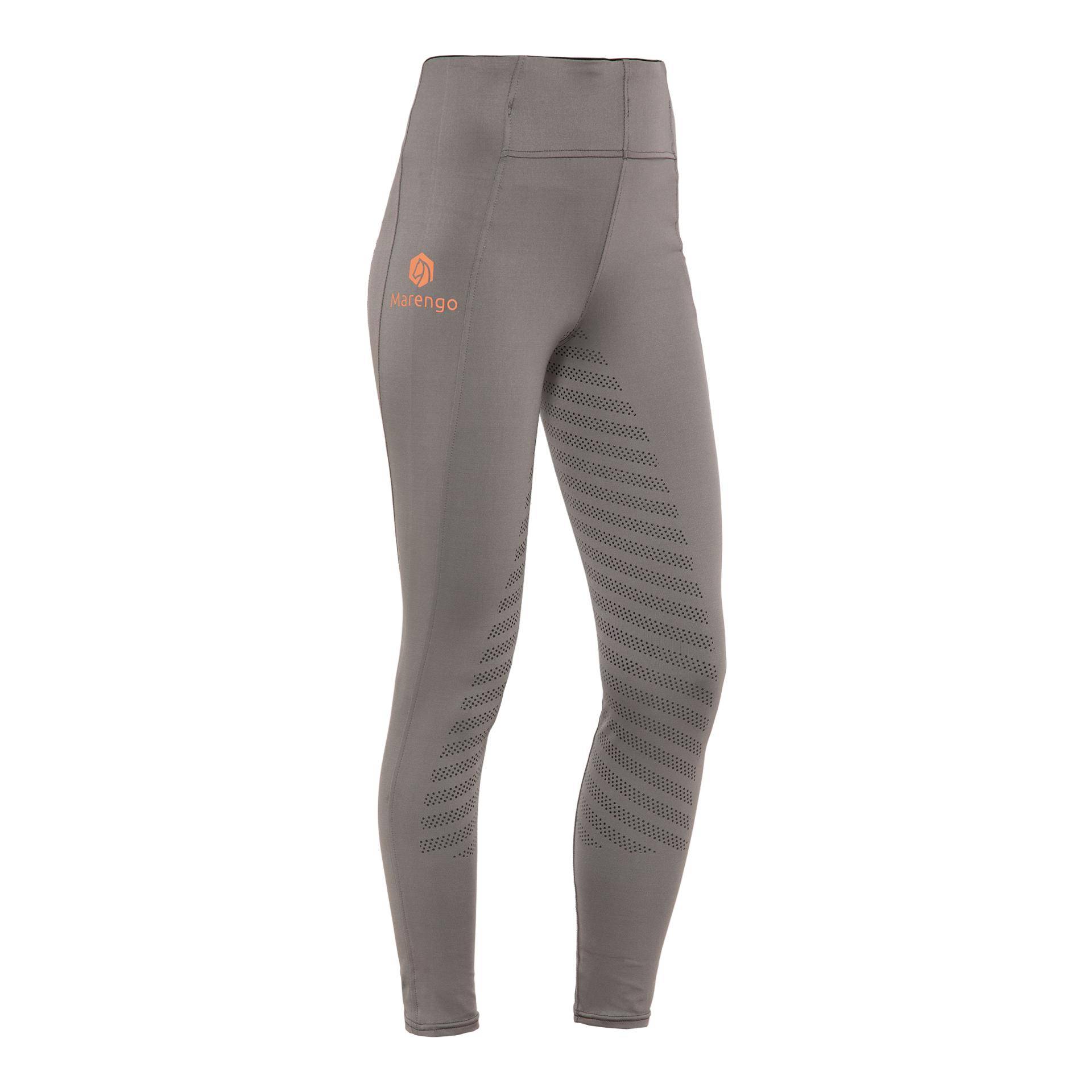 Marengo Reitleggings Eléonore Fullgrip Damen Grösse Bekleidung Damen: XS, Farbe: Storm Grey von Marengo