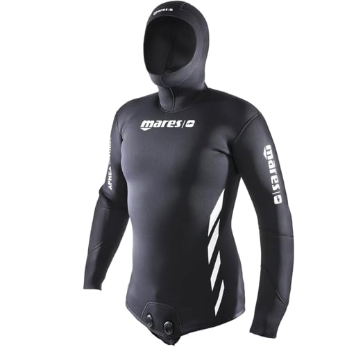 Mares Apnoe Instinct 50 Offene Zelle Jacke – Schwarz/Schwarz, Größe S6 von Mares