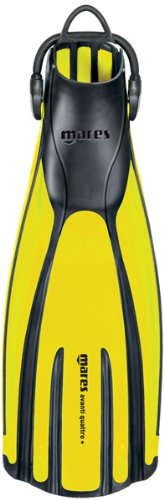 Mares Avanti Quattro + Flossen, Yellow, XL von Mares