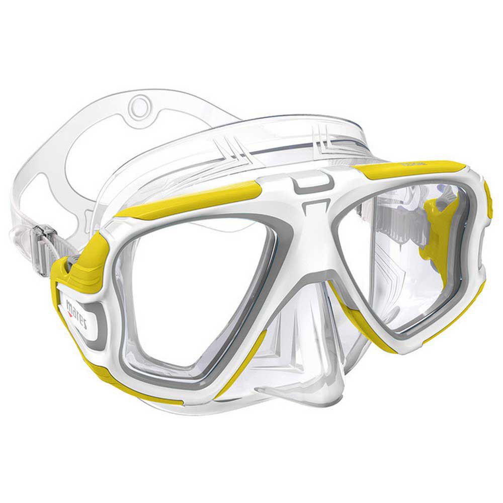 Mares Edge Eco Box Diving Mask Durchsichtig,Gelb,Weiß von Mares