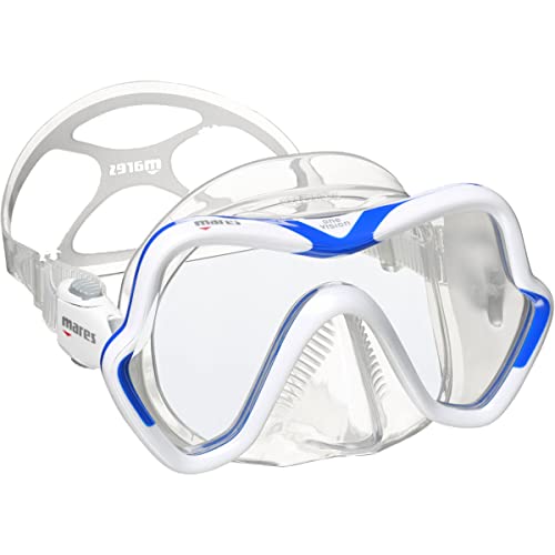 Mares Erwachsene Mask ONE Vision Taucherbrille, Blau, BX von Mares