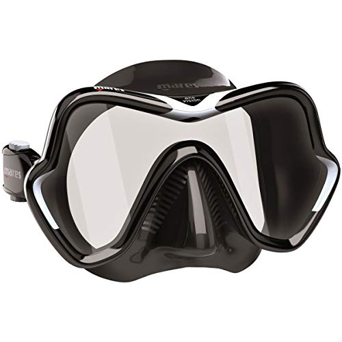 Mares Erwachsene Mask ONE Vision Taucherbrille, Weiss/Schwarz, BX von Mares