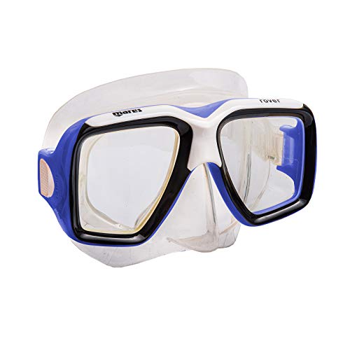 Mares Erwachsene Mask Rover Taucherbrille, Blau/Transparent, BX von Mares