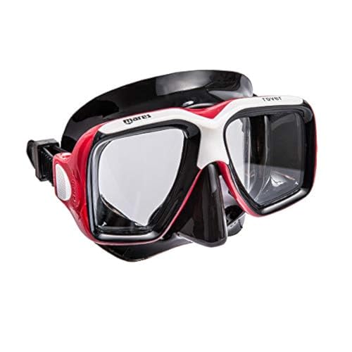 Mares Erwachsene Mask Rover Taucherbrille, Rot/Schwarz, BX von Mares