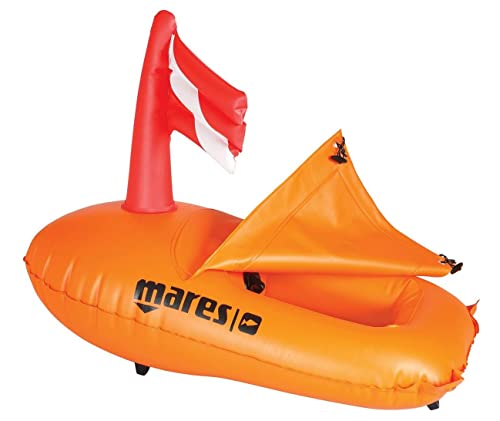 Mares Erwachsene Tauchen-Pflagge Apnea, Orange, One Size von Mares