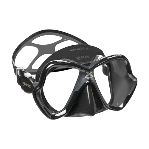Mares Erwachsene X-Vision Ultra LiquidSkin Tauchermaske, Grey/Black, One Size von Mares