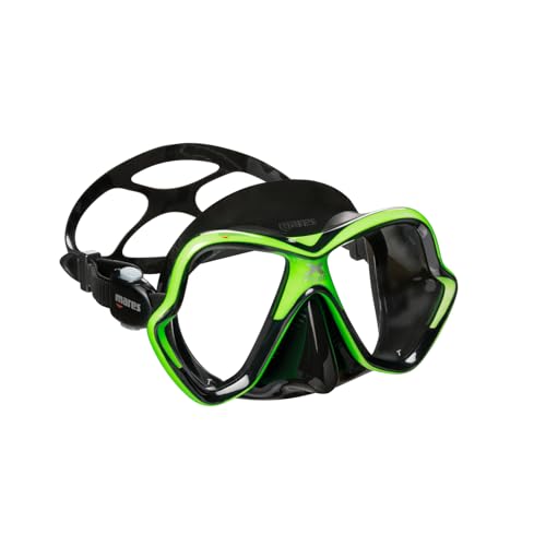 Mares Erwachsene X-Vision Tauchmaske, Lime/Black, One Size von Mares
