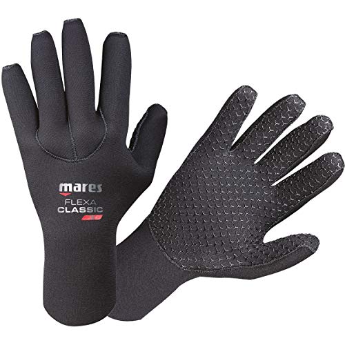 Mares FLEXA Classsic 3 MM Handschuhe Unisex – Erwachsene Schwarz L von Mares