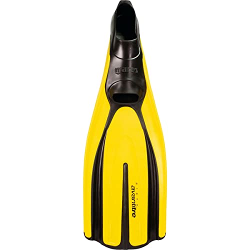 Mares Erwachsene Flosse Plana Avanti Tre Taucherflossen, Yellow, 36/37 von Mares