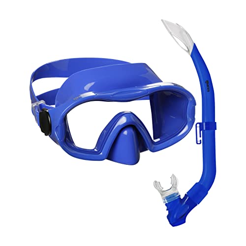 Mares Aquazone Combo Blenny, Combo bestehend aus Maske und Schnorchel Kinder - 4/7 Jahre, Blau/Blau von Mares