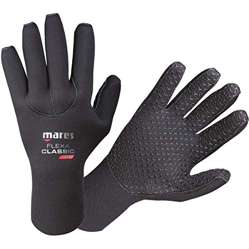 Mares FLEXA Classsic 3 MM Handschuhe Unisex – Erwachsene Schwarz L von Mares