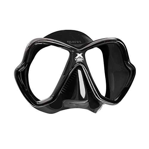 Mares X-Vision Tauchermaske New 2014 (schwarz/schwarz) von Mares