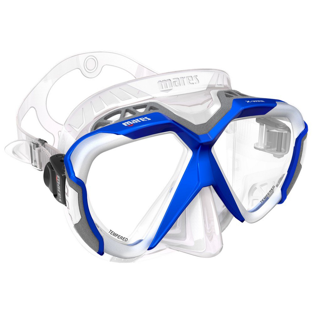 Mares X Wire Eco Box Diving Mask Weiß,Blau von Mares
