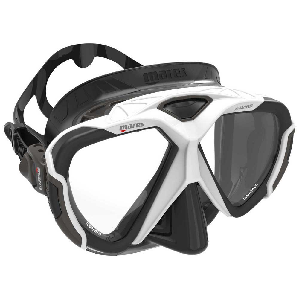 Mares X Wire Eco Box Mask Weiß von Mares