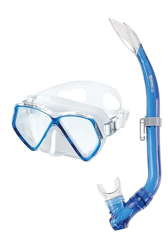 Mares Zephir Junior Kinder-Schnorchelset, Taucherbrille und Schnorchel (Blau) von Mares