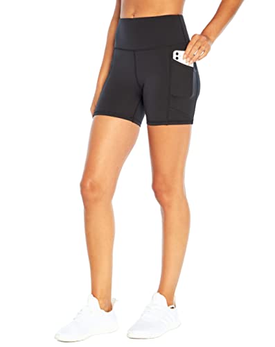 Marika Damen Linnette Shorts mit hoher Taille und Bauchkontrolle Kurz, Schwarz, Small von Marika