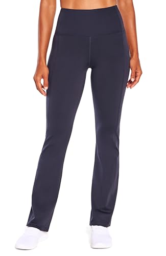 Marika Sophia Damen Leggings mit hohem Bund, Bauchkontrolle, Damen, Leggings, Women's Sophia High Rise Tummy Control Bootleg Legging, Midnight Blue, Medium Marika Sophia Damen Leggings mit hohem Bund, Bauchkontrolle, Damen, Leggings, Women's Sophia High Rise Tummy Control Bootleg Legging, Midnight Blue, Medium von Marika