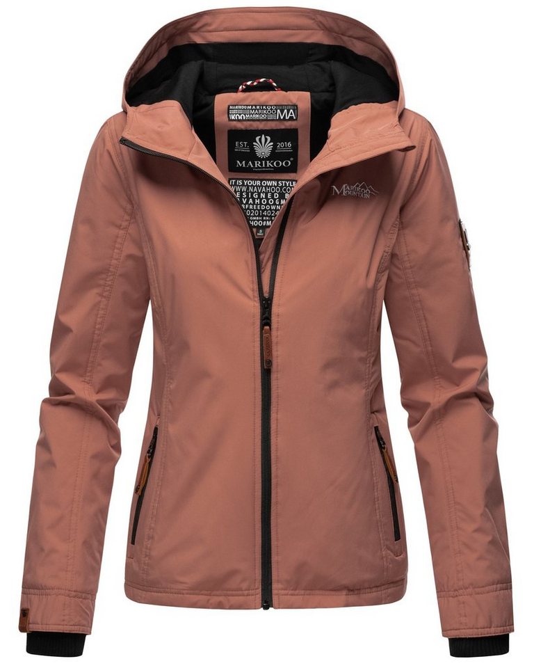 Marikoo Outdoorjacke Brombeere sportliche Übergangsjacke mit Kapuze von Marikoo