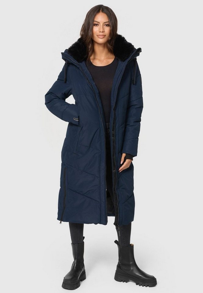 Marikoo Winterjacke Nadaree XVI Stepp Mantel mit großer Kapuze von Marikoo