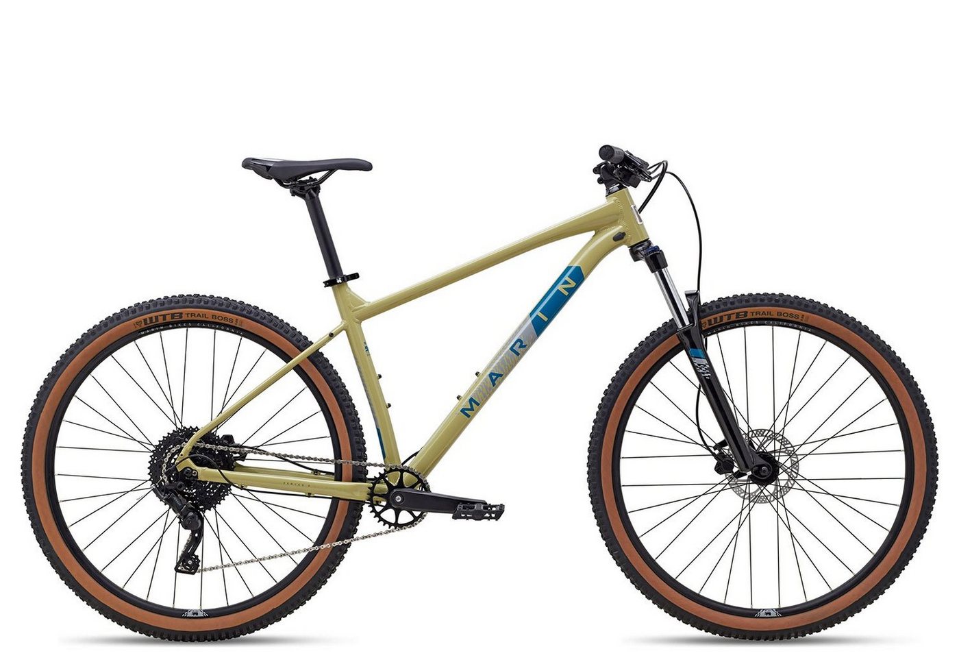 Marin Mountainbike Bobcat Trail 4, 9 Gang MicroSHIFT Advent 9, Clutch Schaltwerk, Kettenschaltung, MTB-Hardtail 29 Zoll braun/beige von Marin