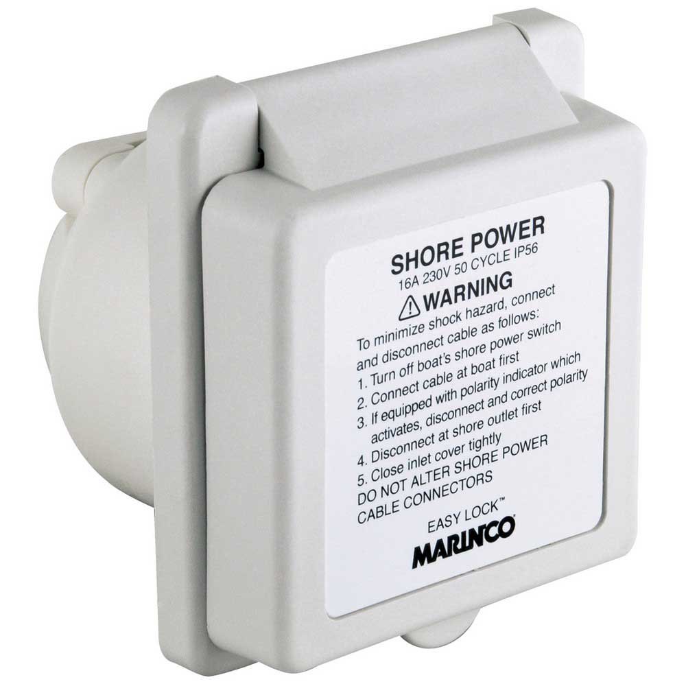 Marinco Square Plug 16 A/230v Weiß von Marinco