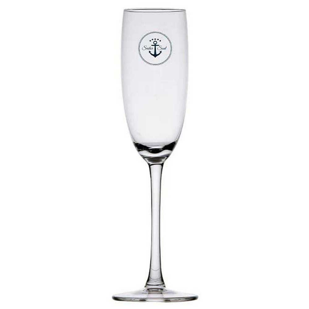 Marine Business Sailor 170ml Ecozen Antiskid Champagne Cup 6 Units Silber von Marine Business