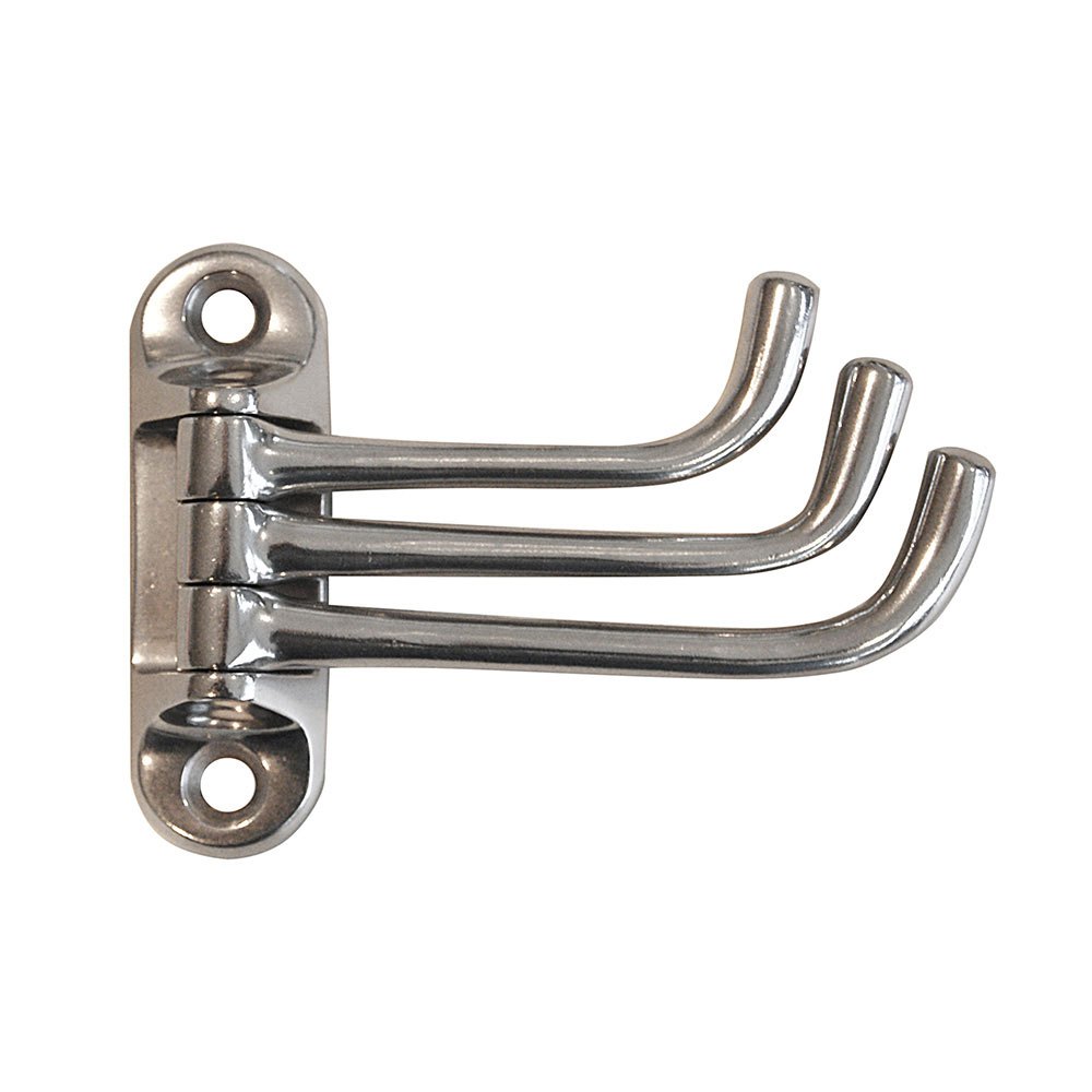 Marine Town 3 Supports Clothes Hook Silber 100 x 25 x 106 mm von Marine Town