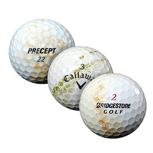 Marken Mix Crossgolfbälle - X - Out zum Verschlagen - gebrauchte Golfbälle - 100 Lakeballs von Marken Mix